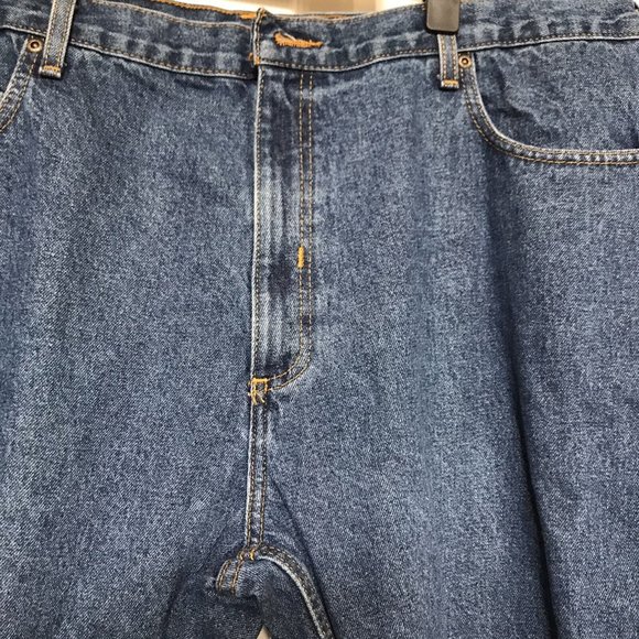 Savane Mens Blue Jeans 40X30 Casual Pants Heavyweight Farm Ranch Cowboy Wear GUC - Picture 3 of 10